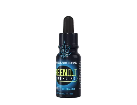 Olejek konopny Green Out® Pure, Critical Jack 20ml